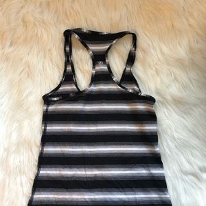 Striped lulu lemon tank